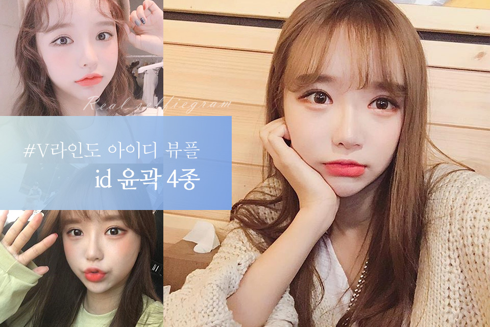 V라인도 id 윤곽 4종