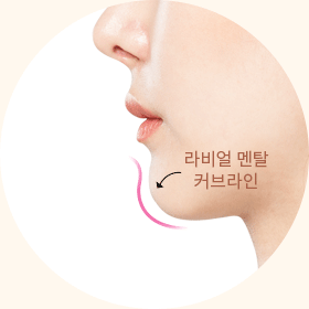 라비얼 멘탈 커브라인 디자인